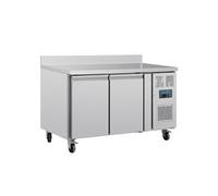 Table Réfrigérée Positive 2 Portes Série U avec Dosseret 282L Polar