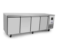 Table Réfrigérée Positive 4 Portes Sans Dosseret Profondeur 700 Atosa 1 G
