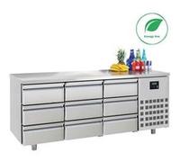 Table Réfrigérée Positive 9 Tiroirs Gamme 700 Energy Line Combisteel