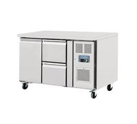 Table réfrigérée positive avec 1 porte et 2 tiroirs - Polar