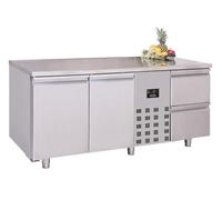 Table Réfrigérée Positive avec Tiroirs à Droite Série 700-1 à 3 Portes - Combisteel - R290 2 Portes 1300x700 700 Pleine