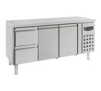 Table Réfrigérée Positive avec Tiroirs à Gauche Série 700 1 à 3 Portes Combisteel