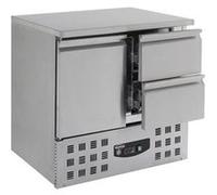 Table réfrigérée positive compacte 1 porte 2 tiroirs Combisteel 1 G