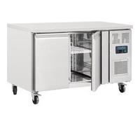 Table Réfrigérée Positive Inox 228 L 2 Portes Polar Gris G