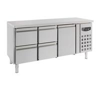 Table Réfrigérée Professionnelle 4 Tiroirs et 1 Porte 417 L