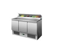 Réfrigérateur top GENERIQUE Table Réfrigérée Sandwiches Inox +2/+8°C - L2G - R600AInox3 Portes1365Pleine