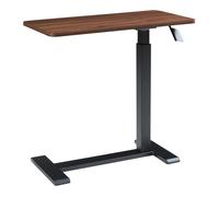 Table réglable pour ordinateur portable Klirg effet noyer / noir