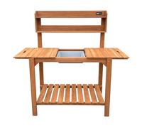 AXI Table de rempotage – plan de travail coulissant, marron, 100×46×140 cm, FSC 100% bois de pruche