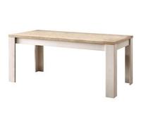 Table Repas 180cm Aspect Chêne Blanchi et Chêne clair - NASHVIL - ALTOBUY Beige G