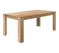 Table Repas 180cm Plateau et Pieds Aspect Bois Cadiz - CADIZ - ALTOBUY Marron G