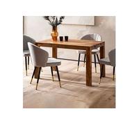 Table repas extensible 120-200x80x76 cm en bois de sheesham massif