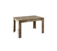 Table Repas Extensible Plateau et Pieds Aspect Bois Antik - ANTIK -