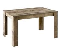Table Repas Extensible Plateau et Pieds Aspect Bois Antik - ANTIK - ALTOBUY Marron G