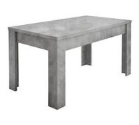 Table Repas Extensible Plateau et Pieds Aspect Cimento - CIMENTO - ALTOBUY Gris G