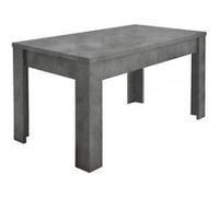 Table Repas Extensible Plateau et Pieds Aspect Oxyde - OXYDE -