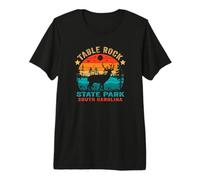 Table Rock State Park Caroline du Sud USA Retro Sunset T-Shirt Haut de Gamme