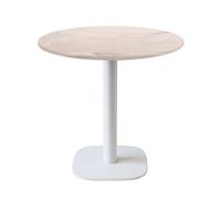 Table ronde Ø 70 cm - modèle Round pied blanc chêne bosco