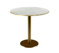 Table ronde Ø 70 cm Rome bistrot marbre translucide