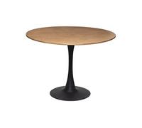 Table ronde 102 cm Elias effet bois