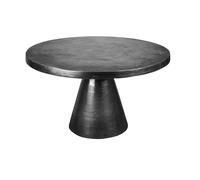 Table ronde Chloé noire 50x49 cm - - Noir - Métal