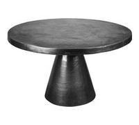 Table ronde Chloé noire 50x49 cm - - Noir - Métal