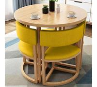 Table ronde de réception avec chaises pour petite salle de réunion et salon