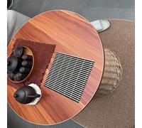 Table ronde de rechange en bois massif de 40,6 cm - Facile à entretenir pour cuisine, salle à manger, comptoir - Idéal pour partager et divertir les aliments