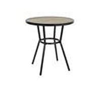 Table Ronde D'Extérieur Noire Ø 700mm