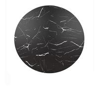 Table ronde en noyer foncé respectueuse de l'environnement - Table en bois pour la maison, parfaite pour la salle de bain et la cuisine Couleur frêne Opt 119,4 cm de diamètre Mon Design