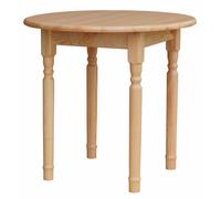 Table ronde en pin table à manger table de cuisine table à manger...