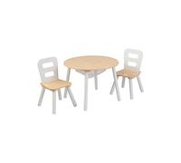 KIDKRAFT Table Ronde + 2 Chaises beige TU