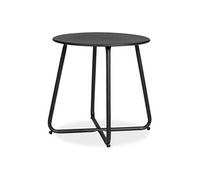 Table ronde métal - couleur noir