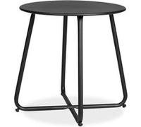 Table ronde métal - couleur noir Noir G