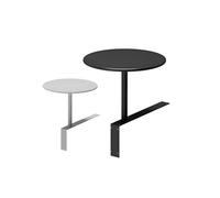 Table Ronde Murale Flottante en Métal Moderne Bureau Flottant Petite Table de Bar Peu Encombrante, Table D'Appoint pour Cafés, Pubs, Cuisine, Chambre Bistrot(Noir,40cm)