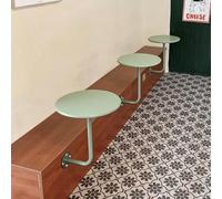Table ronde murale, petite table de bar de petit-déjeuner en métal, tables de pub modernes pour pub, café, thé, salle à manger, bistro, salon, table d'appoint pour canapé d'extérieur(40x40x45cm)
