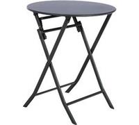 Table De Jardin Ronde Greensboro Ø 60 Cm Graphite - Hespéride Multicolore