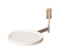 Table ronde - Table d'appoint ronde | Tables pliantes | Plateau de bureau mural | Rotation à 180° Table d'appoint pliable moderne pour café, dessert, boutique, maison, cuisine