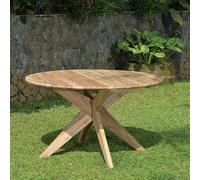 Table ronde teck recyclé d 135 cm sakai