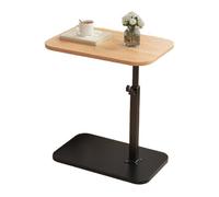 Table rotative à 360 degrés - Table d'appoint en forme de C, fixation compacte, module durable, conçue avec un système d'économie d'espace | Petite table d'appoint de canapé pour bras de canapé