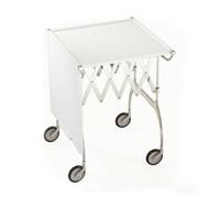 Kartell Desserte roulante et pliante Battista, Designer Antonio Citterio, 69x100x54 cm