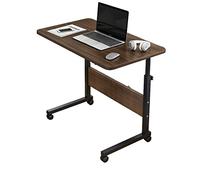Table Roulante pour Ordinateur Portable, Chariot pour Debout Ou Assis, Support Latéral pour Canapé Mobile, Support Réglable en Hauteur, Bureau, Ordinateur Portable, Tablette À Côté du Lit, Poste De