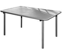 TABLE RUGBY GRIS EN FIBRE DE VERRE 135X80CM