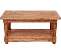 Table Rustique En Bois Massif De Tilleul Finition Noyer L90xpr50xh45 Cm Multicolore