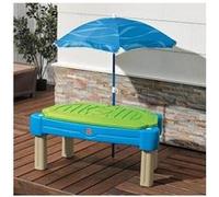 Table sable et eau Cascade avec parasol Bleu G
