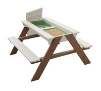 Table sable et eau - SUNNY - Dave - Bois FSC 100% - Couvercle & boîtes de rangement - Pour 3-10 ans