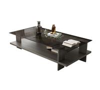 Table Salon avec 1 Compartiments, Table Bout de Canapé, Le Rectangle Petite Table Basse, Table D’appoint, Bout de Canapé, Table Mobile pour Salon, Chambre, Table de Chevet