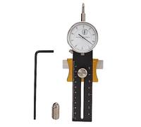 Table Saw Gauge Adjustable Calibrator, Woodworking Band Saw Calibration Tool, Dial Gauge with Shockproof Display, High Wear Probe, Measuring Length 130 220mm