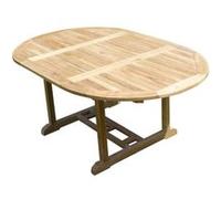 Table SAWAH Ronde/Ovale 120-180x120x75 Teck Premium Teck naturel G