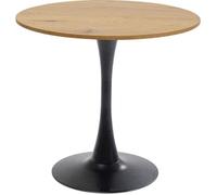 Table Schickeria 80cm chêne et noire Kare Design