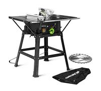 Table scie circulaire 2000W - 254mm - Livrée avec 2 lames (24 et 40 dents) - Constructor